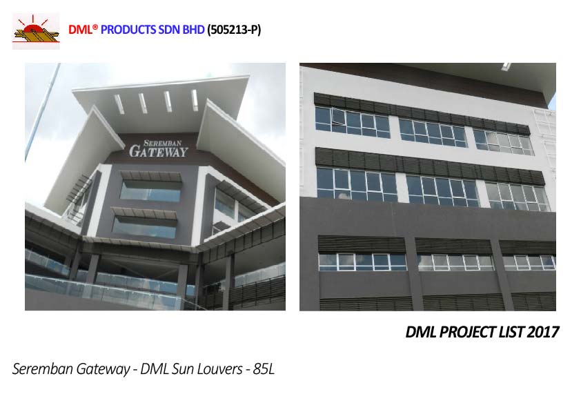 DML 85L Horizontal & Veritcal Sun Louver | Steel & Aluminium Louvers